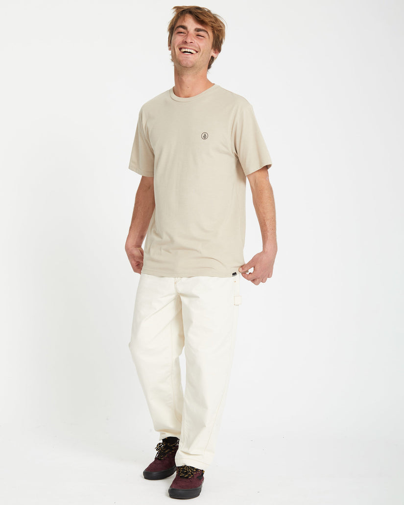 T-shirt Circle Blanks - LIGHT KHAKI