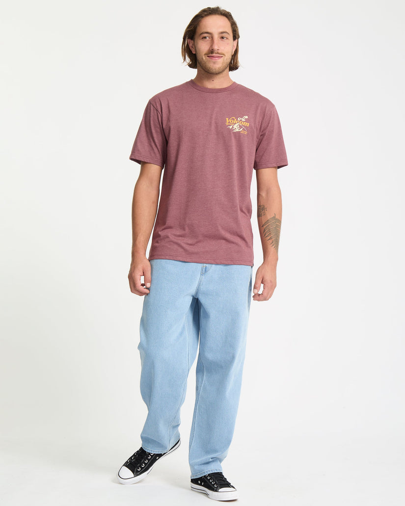 T-Shirt Back Country - Merlot