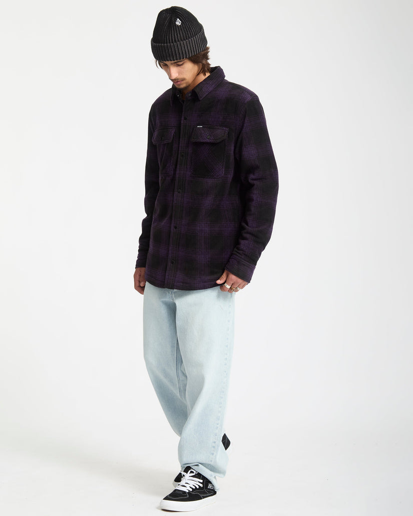 Surchemise En Polaire Bowered - Dark Purple