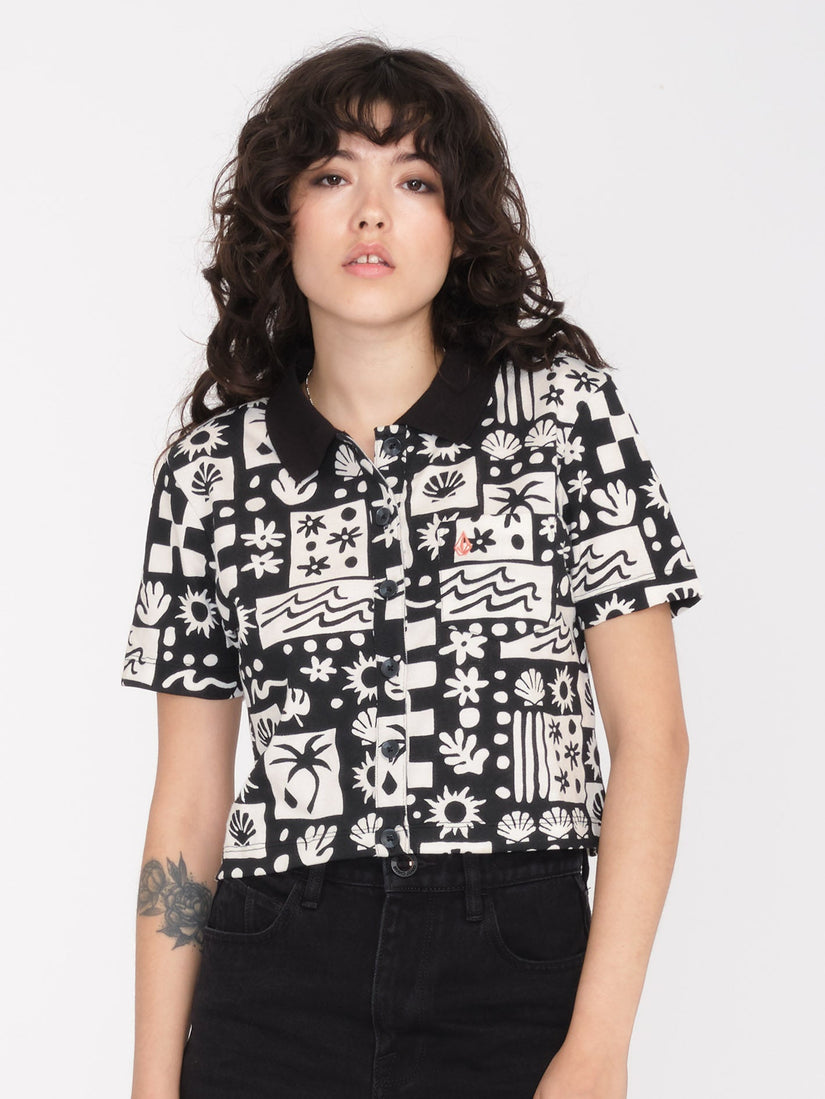 SUNNY WILD POLO (B0112406_BLK) [F]