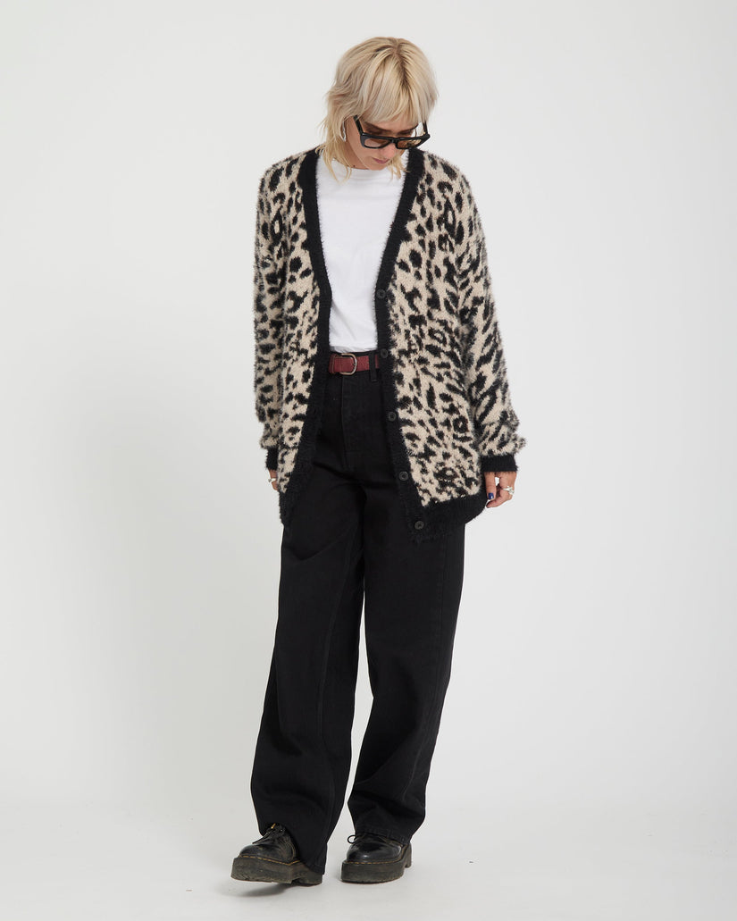 Tigardi Cardigan - Animal Print