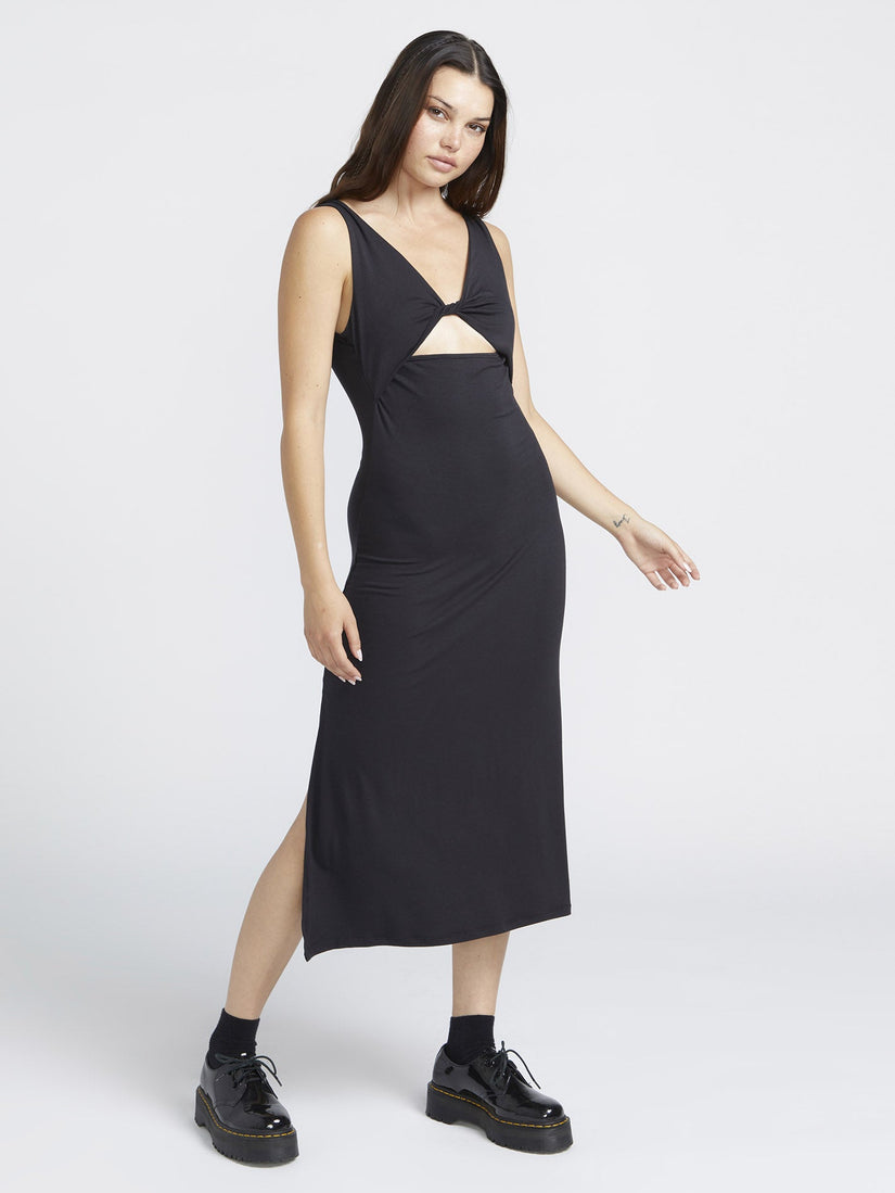 STONE LUZ DRESS (B1312402_BLK) [1]