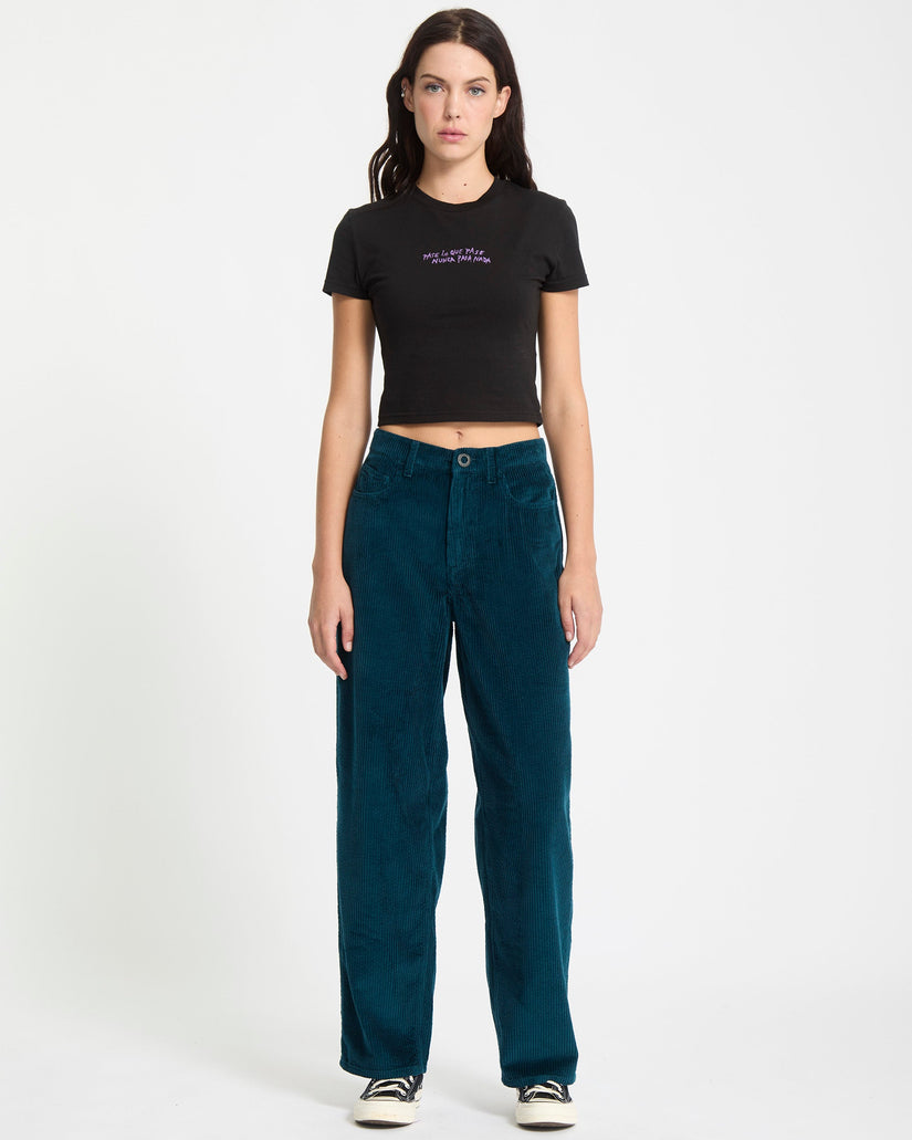 Weellow II  Cordhose - Emerald Green