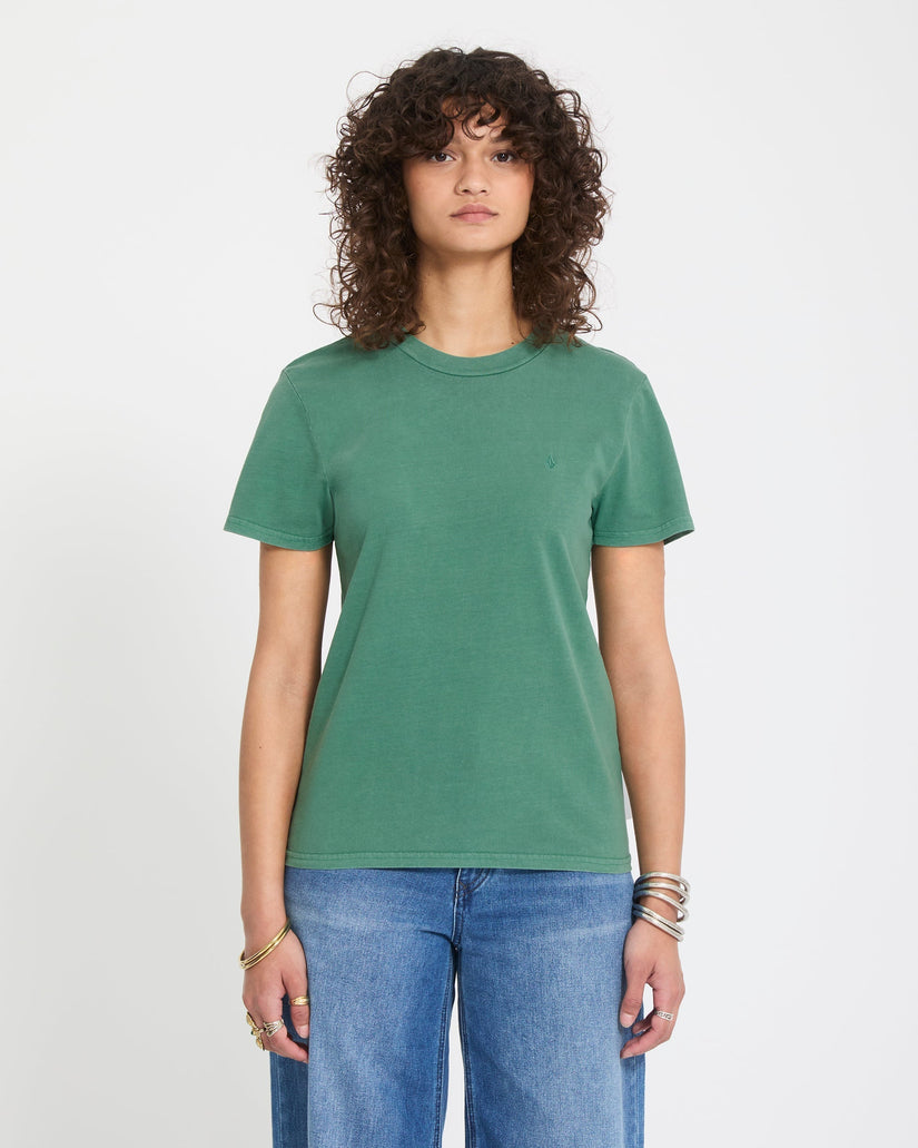 Solid Stone T-Shirt - Evergreen