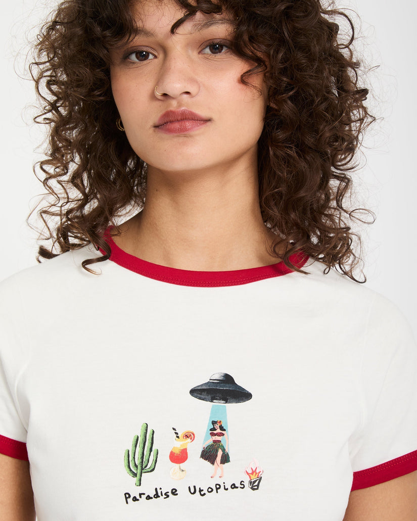 Mickey Mason crop top - Off White
