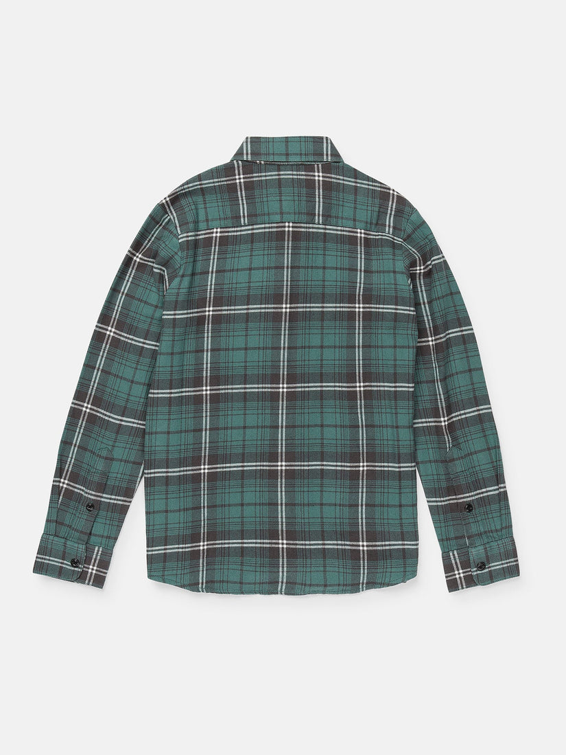 Caden Plaid Hemd - Sea Green  - (KINDER)