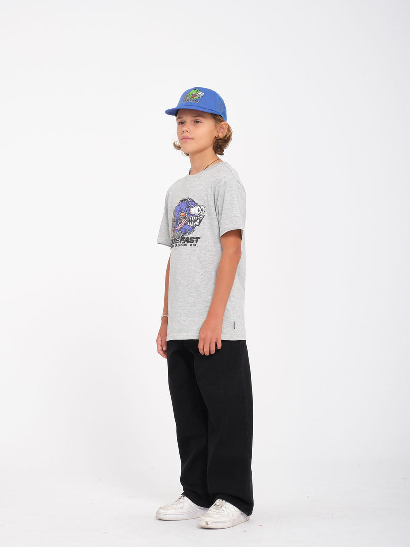 Skate Fast T-Shirt - Heather Grey  - (KINDER)