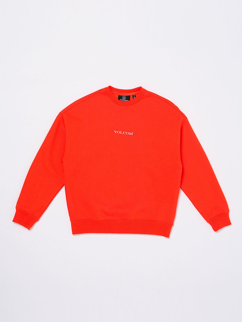 Volcom Stone Sweatshirt - Bright Red  - (KINDER)