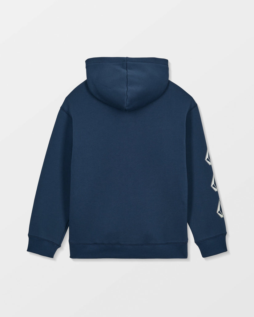 Iconic Stone Gid Zip Hoodie - Dust Bowl Indigo - (KIDS)