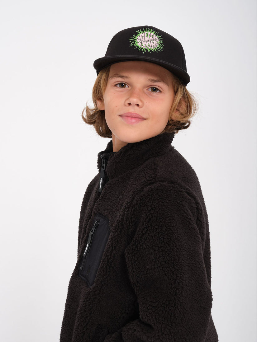Muzzer Fuzzar Zip Sweatshirt- Black  - (KINDER)