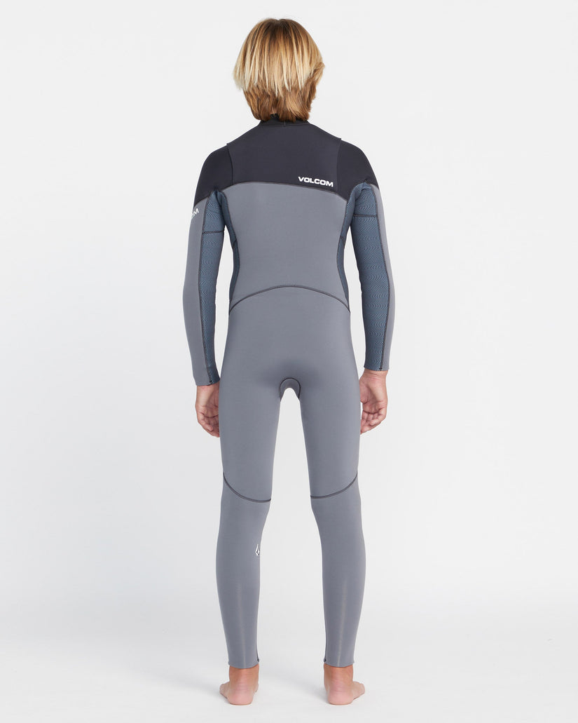Modulator 4/3Mm Chest Zip Long Sleeve Neoprenanzug - Charcoal  - (KINDER)