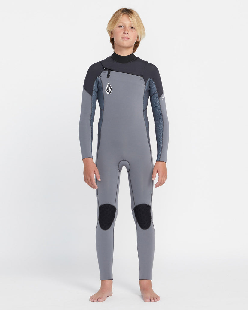 Modulator 4/3Mm Chest Zip Long Sleeve Neoprenanzug - Charcoal  - (KINDER)
