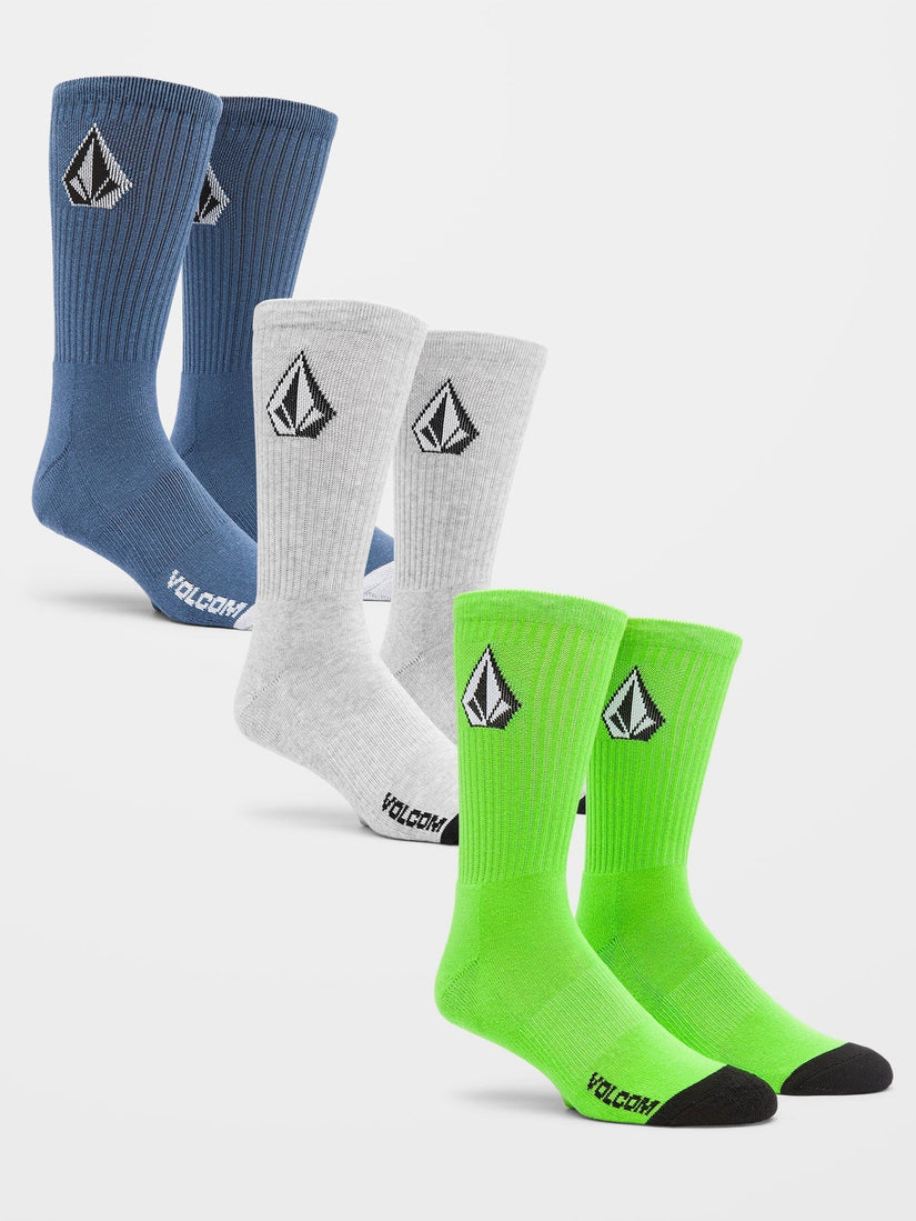 Full Stone Socken (3er Pack) - STONE BLUE