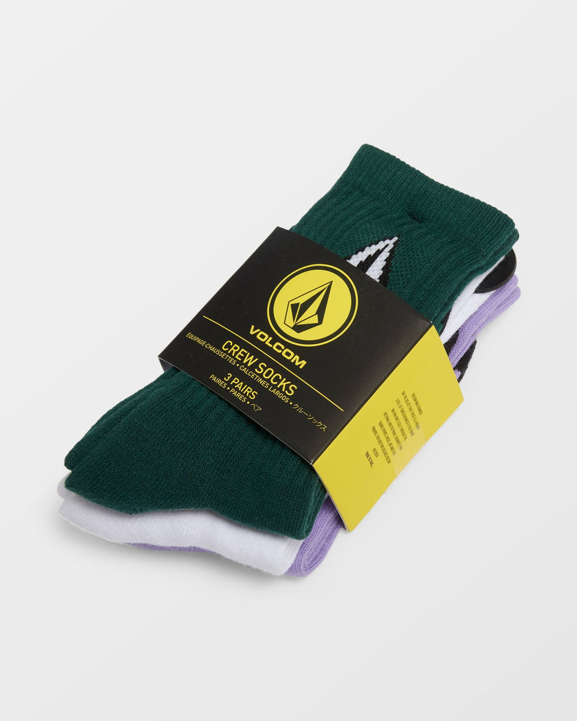 Full Stone Socks (3 pack) - Multi - (KIDS)