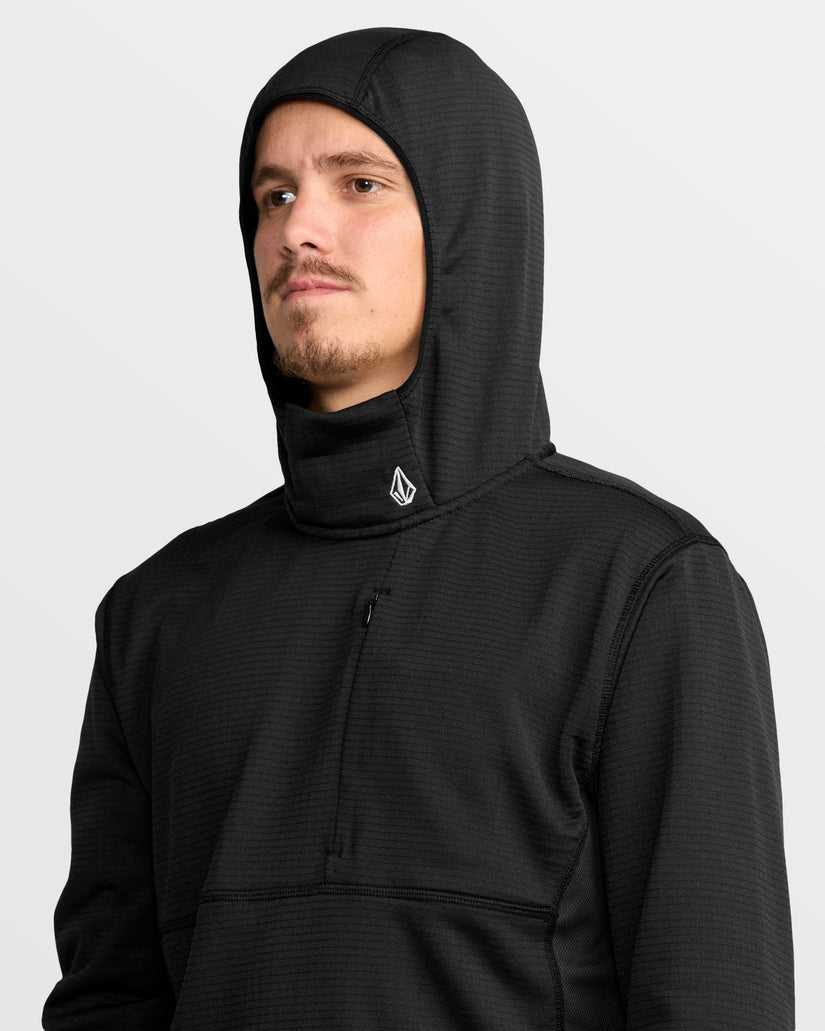 Gridlock Kapuzenpullover - Black