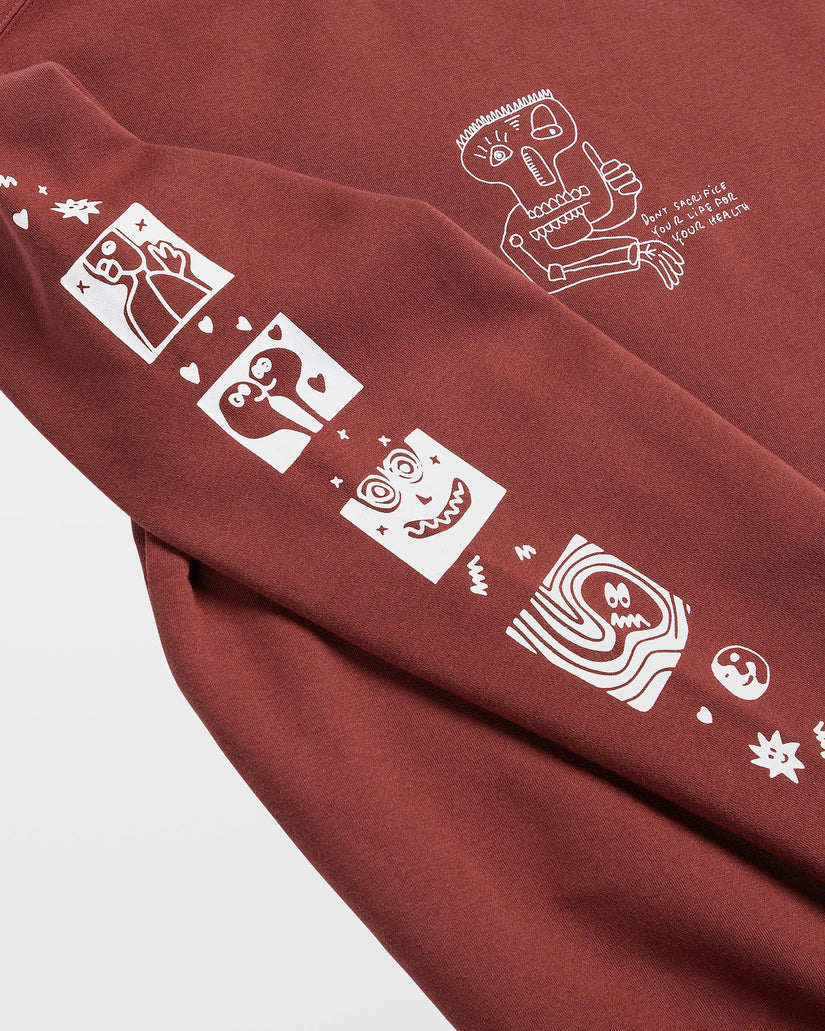 Essential Fleece Sweatshirt - Redwood