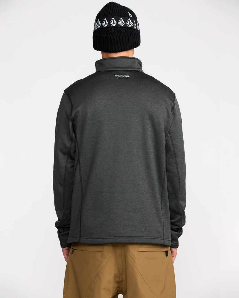 Sweat zippé en molleton Snowbound - Black