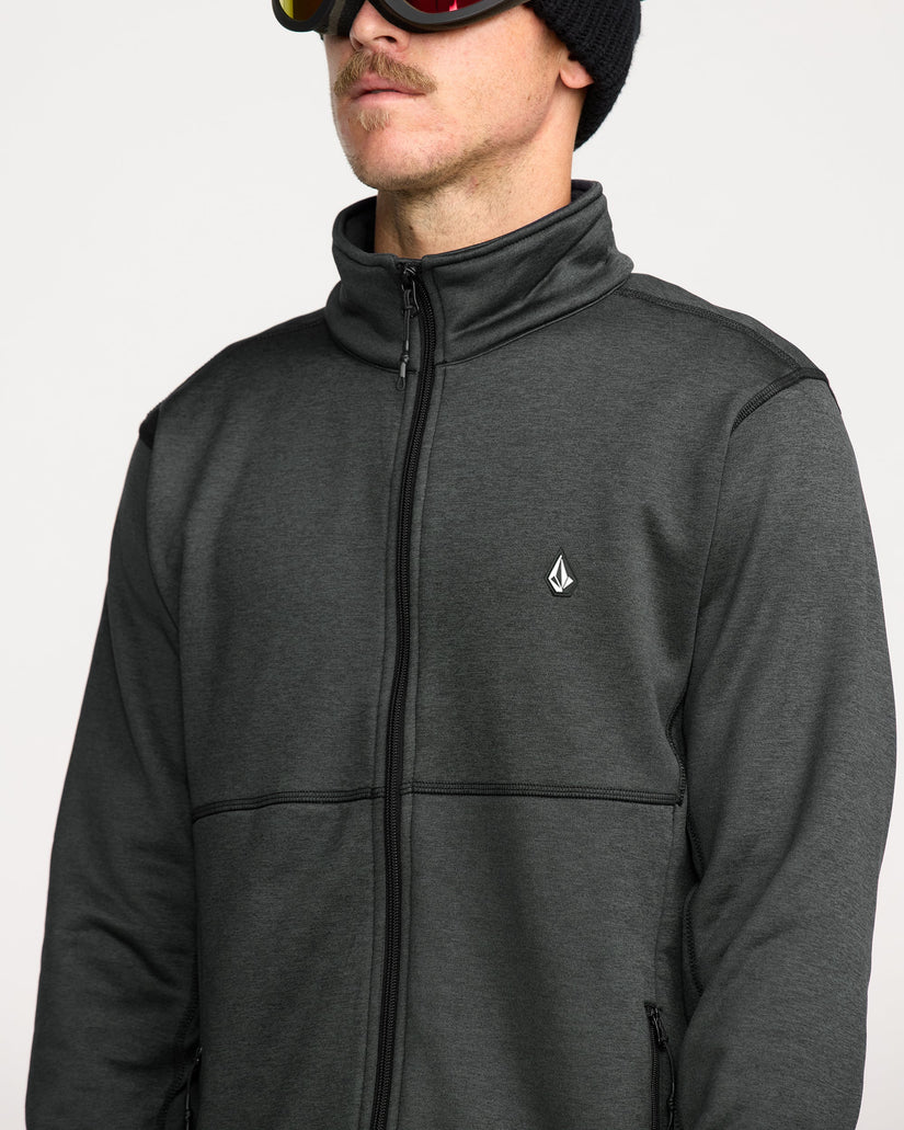 Sweat zippé en molleton Snowbound - Black