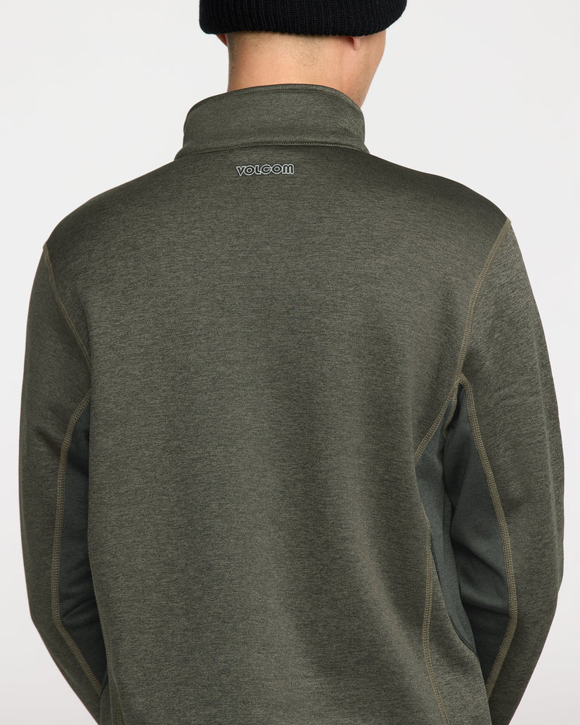 Snowbound Fleece Zip-Up Sweatshirt - Military