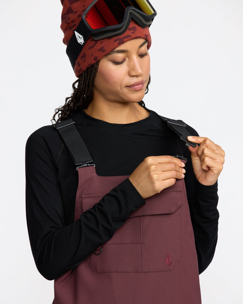 Salopette de Snow Creston 3D Stretch - Oxblood