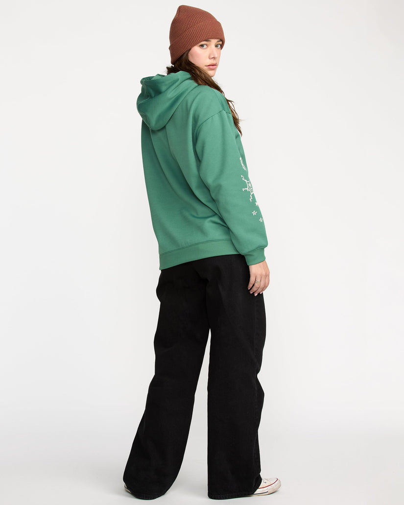 Essential Hydro Kapuzenpullover - Spruce Green