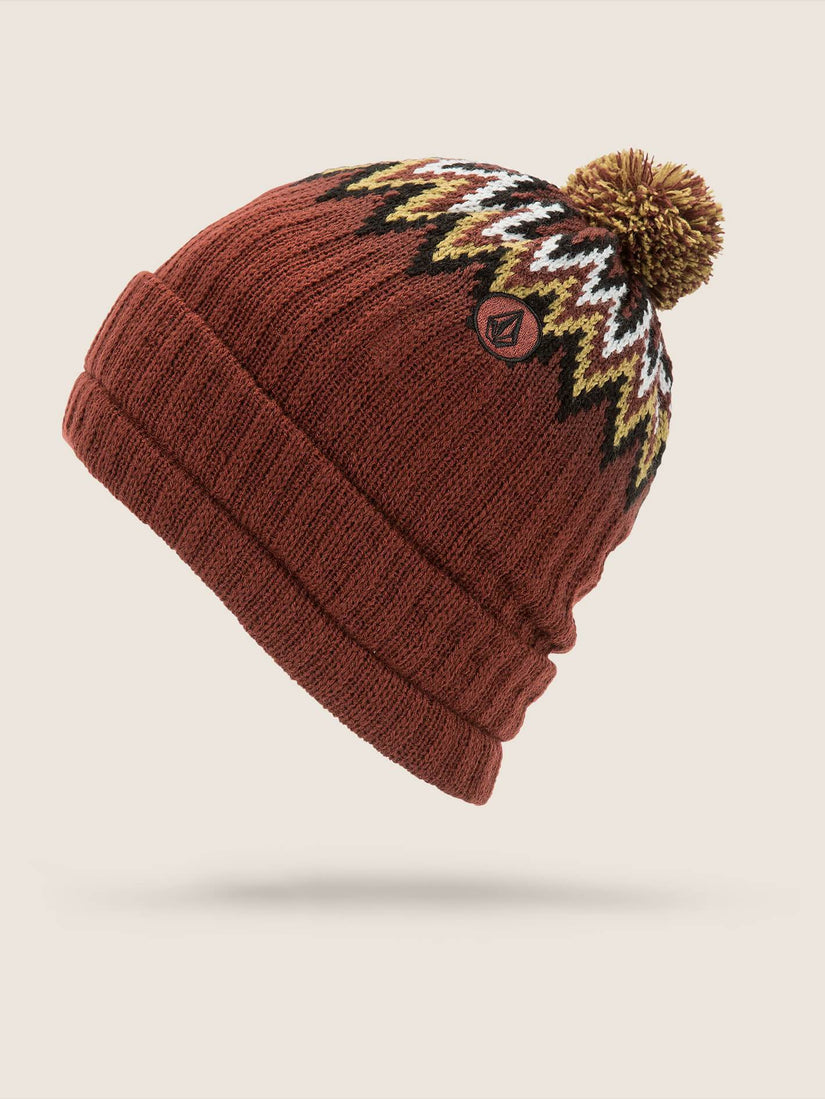 Jump Stalker Beanie - Burnt Red