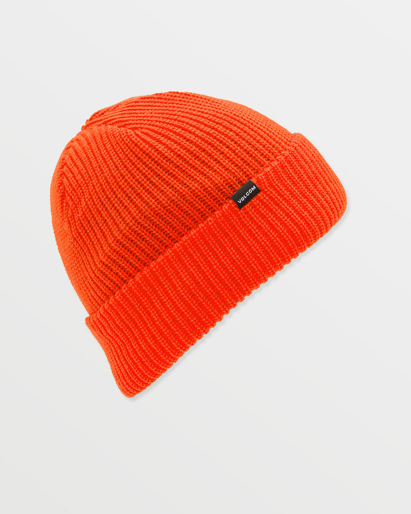 Sweep Lined Beanie - Orange Shock