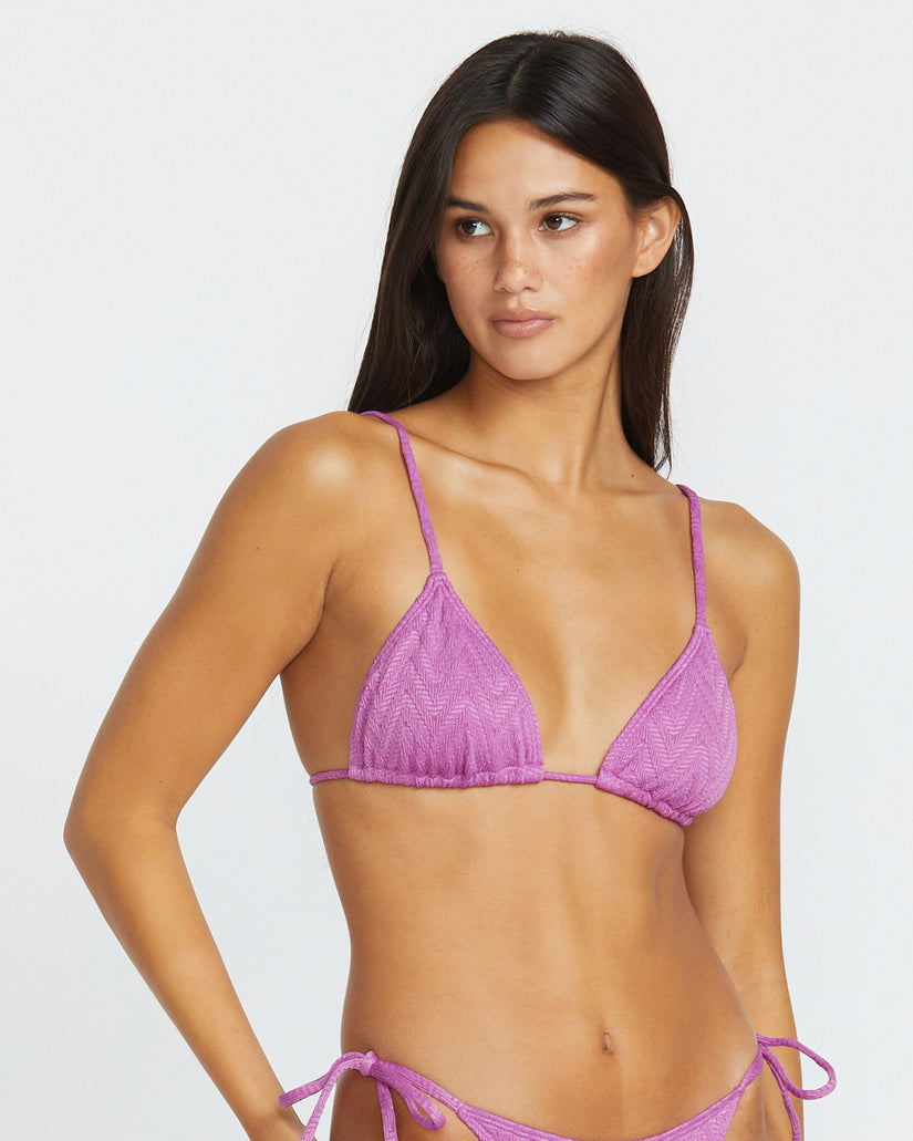 V Baby Slide Triangle Bikinioberteil - IRIS PURPLE