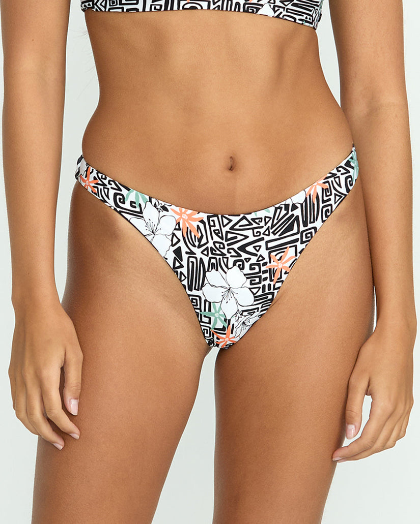 Sol Rebel Tiny Bikini Bottom - Black