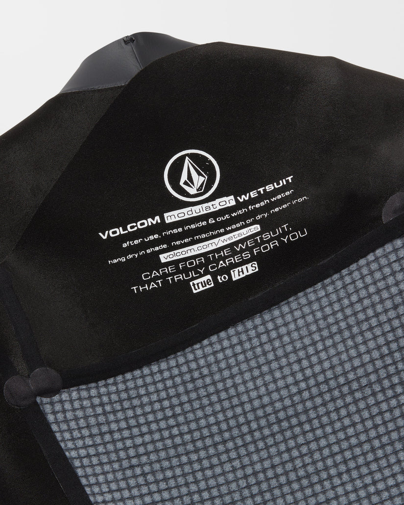 4/3Mm Chest Zip Neoprenanzug - Black