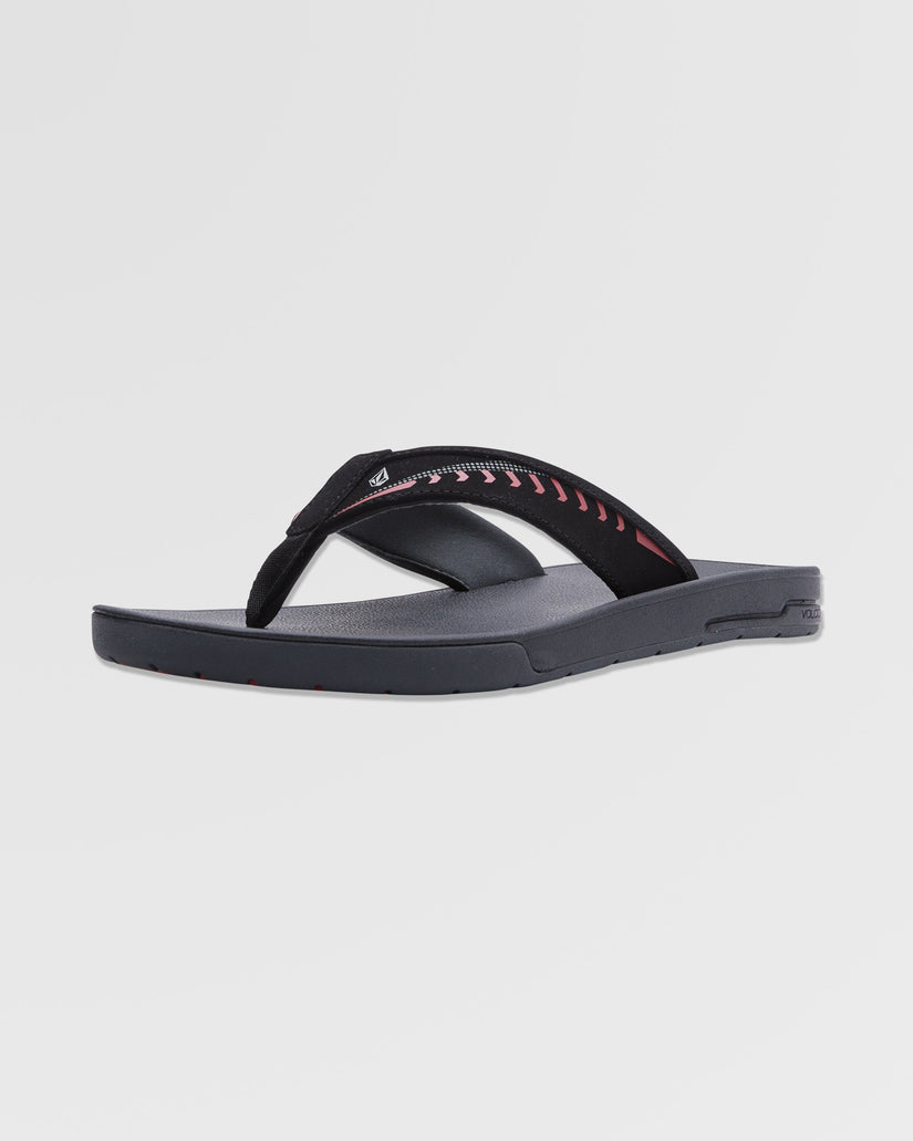 Sandales Jack Robinson - BLACK RED