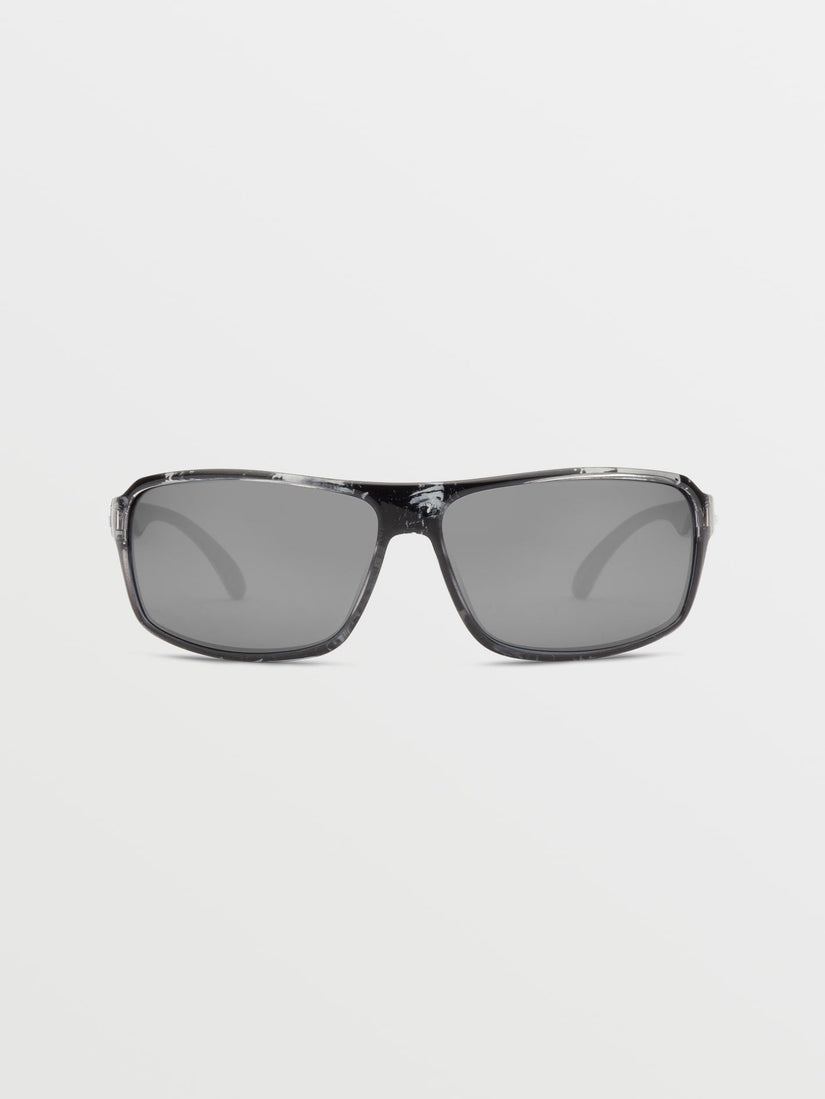 Corpo Class Gloss Marble Sunglasses (Silver Mirror Lens) - MARINA BLUE (VE03904118_MRB) [F]