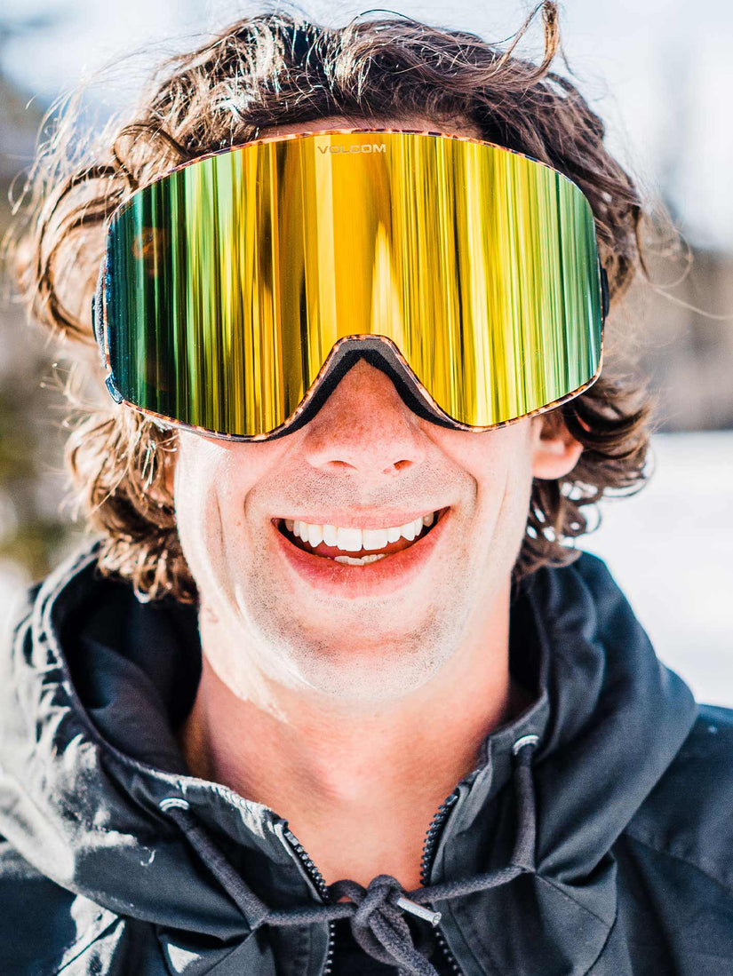 Odyssey Giraffe/Black Goggle (+ Bonus Lens) - Gold Chrome