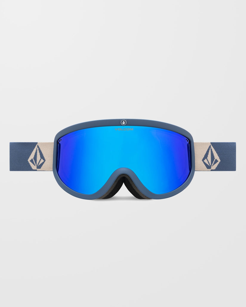 Footprints Indigo Stone Goggle (+Bonus Lens - Yellow) - Blue Chrome