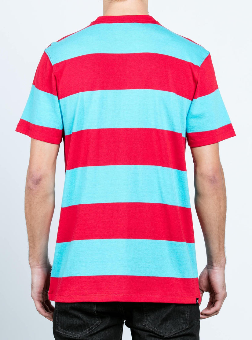 Burger X Volcom Crew Tee - Dusty Aqua