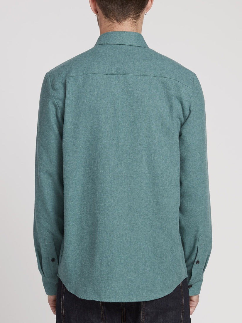 Caden Solid Shirt - Mediterranean (A0531806_MED) [B]