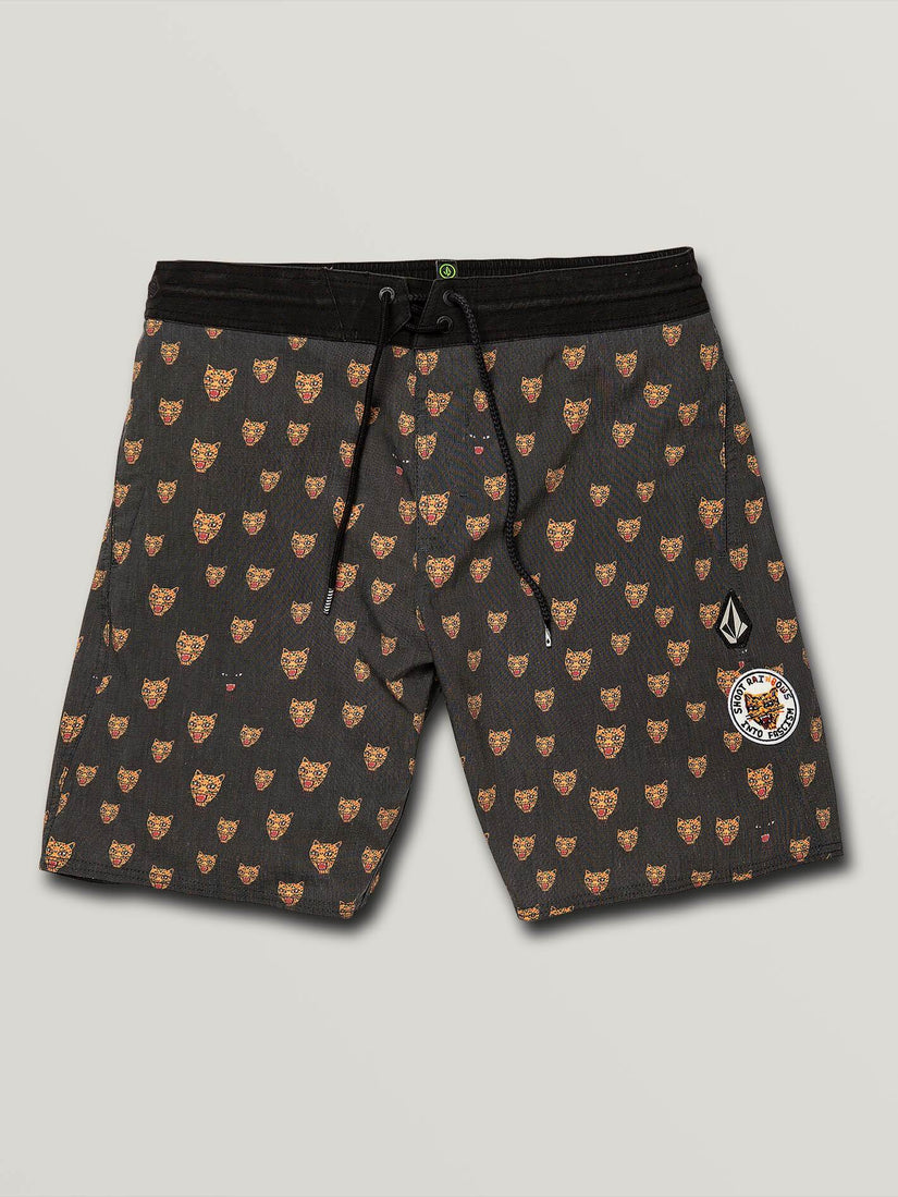 Ozzie Trunks 17" Boardshort  - Black