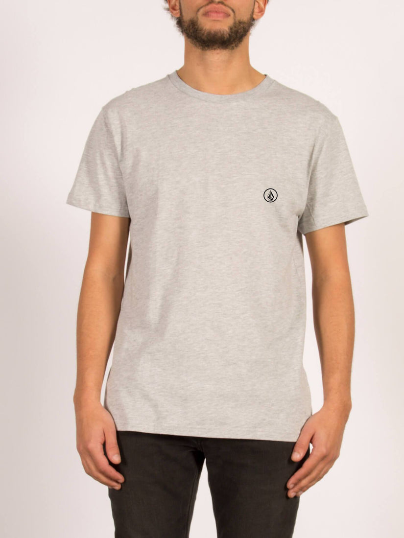 STONE BLANK BSC SS HEATHER GREY