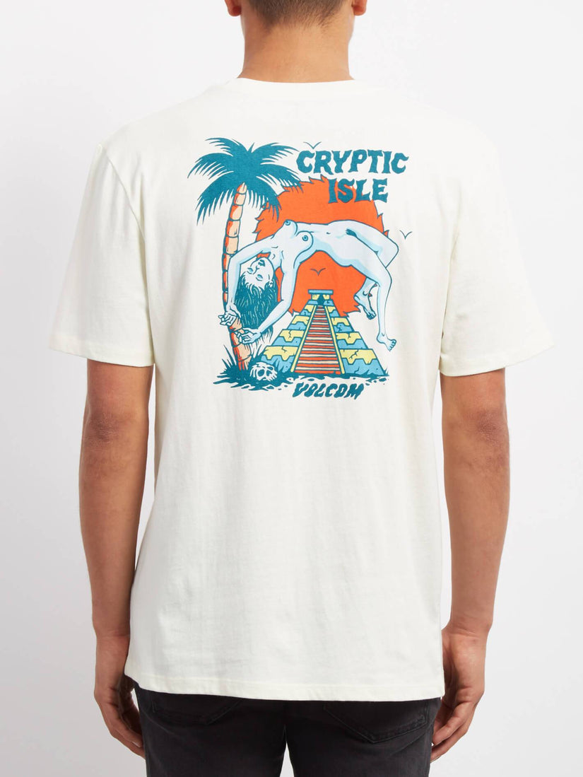Cryptic Isle  T-shirt - Dirty White