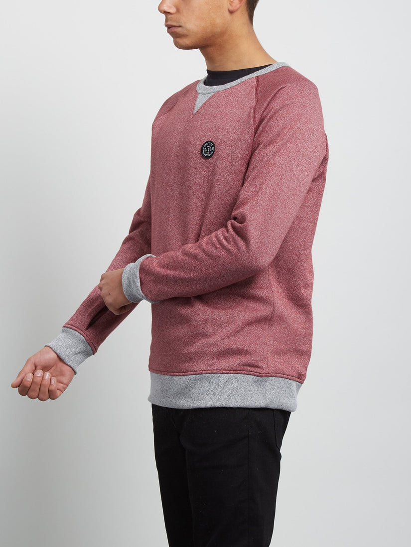 Homack Crew Sweatshirt - Crimson