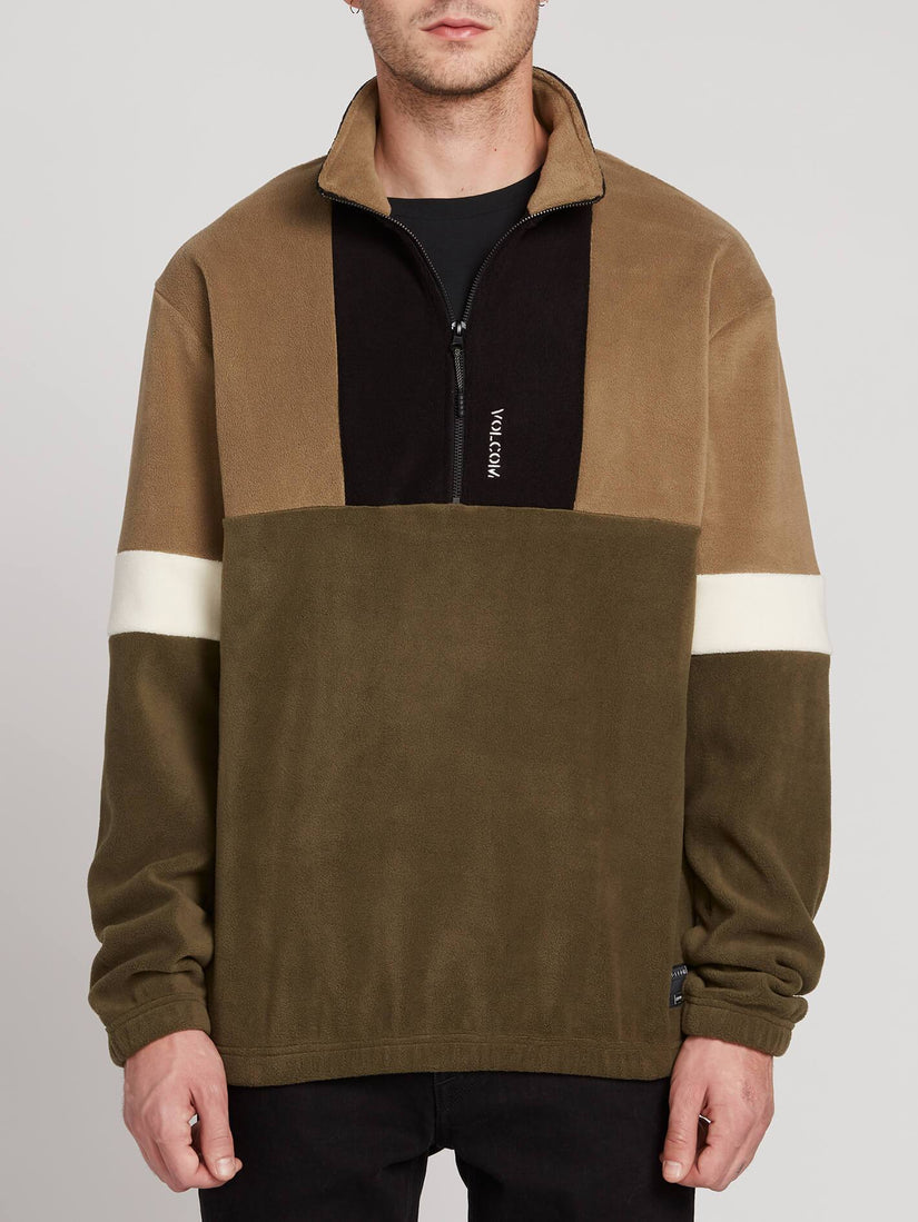 Trekker Sherpa Sweater - Dark Olive (A4631906_DKO) [1]