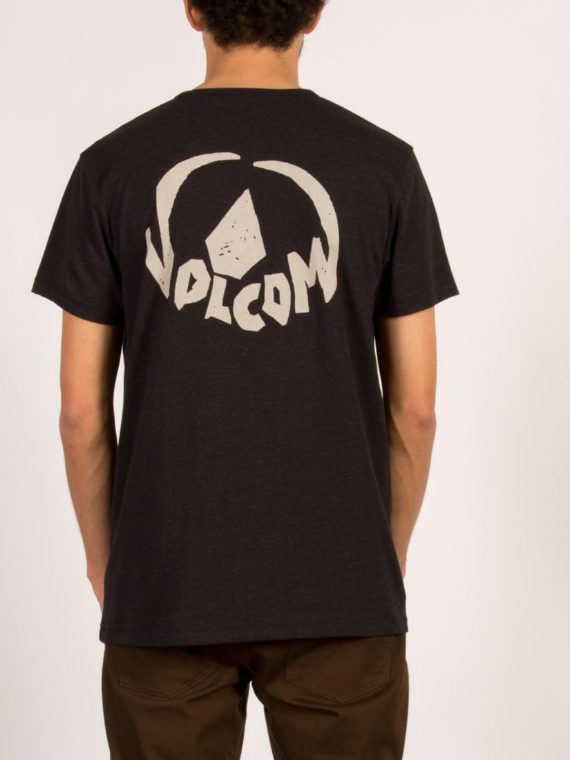 DARK STONE BLD SS HEATHER BLACK