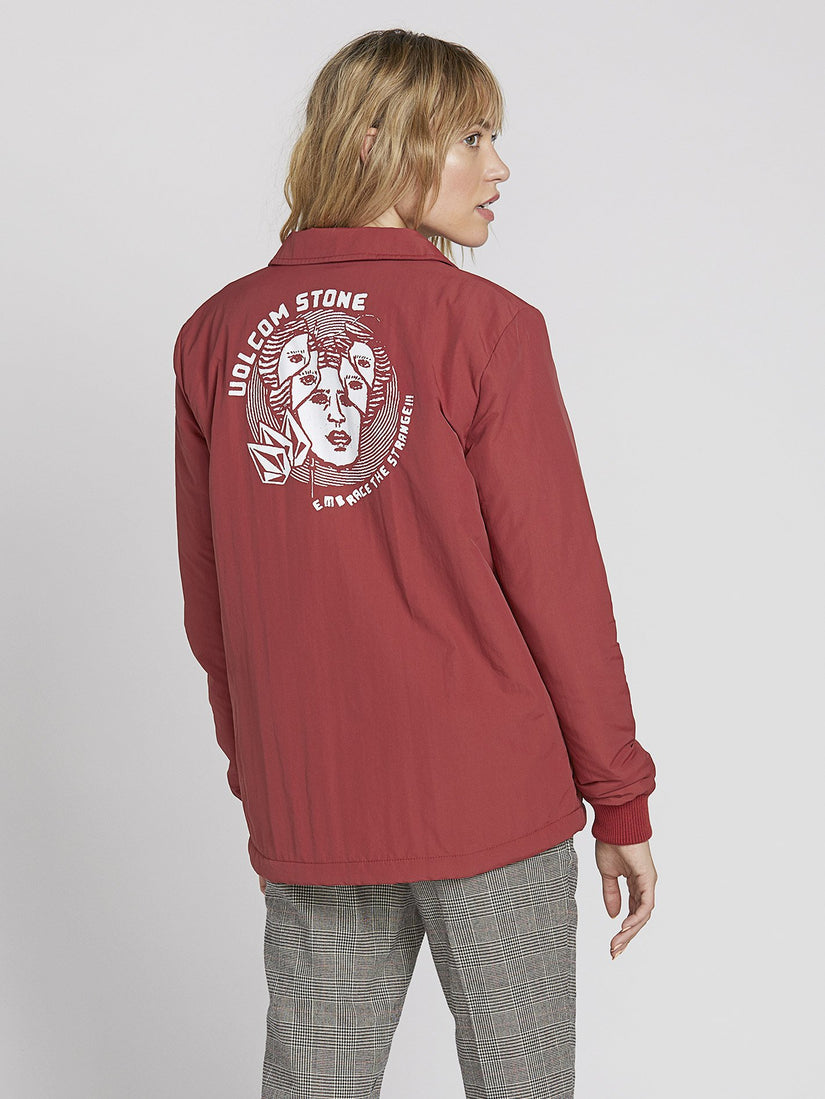Coach Up Sherpa Jacket - Auburn (B1531964_AUB) [5]