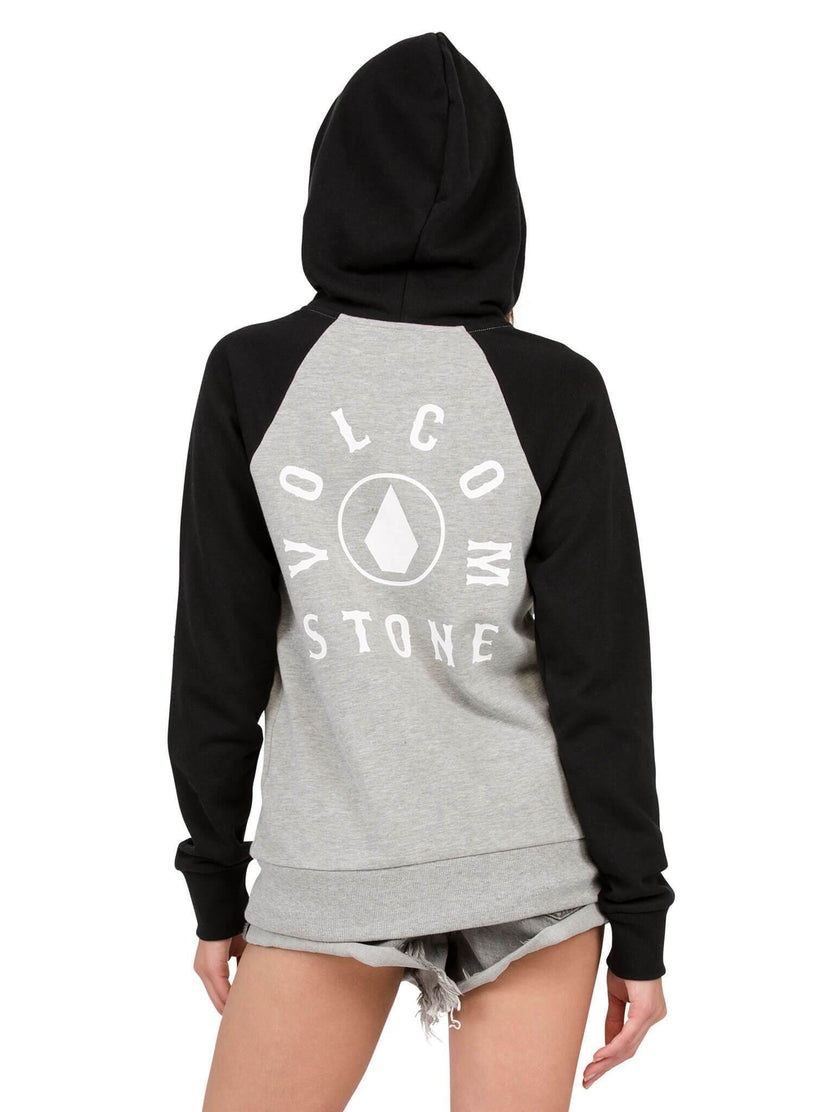 Commin Back Hoody - Heather Grey