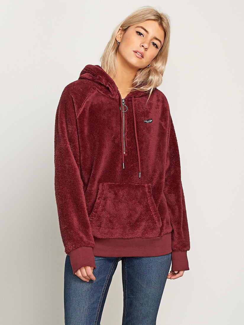 Snugz N Hugz Hoodie - Zinfandel