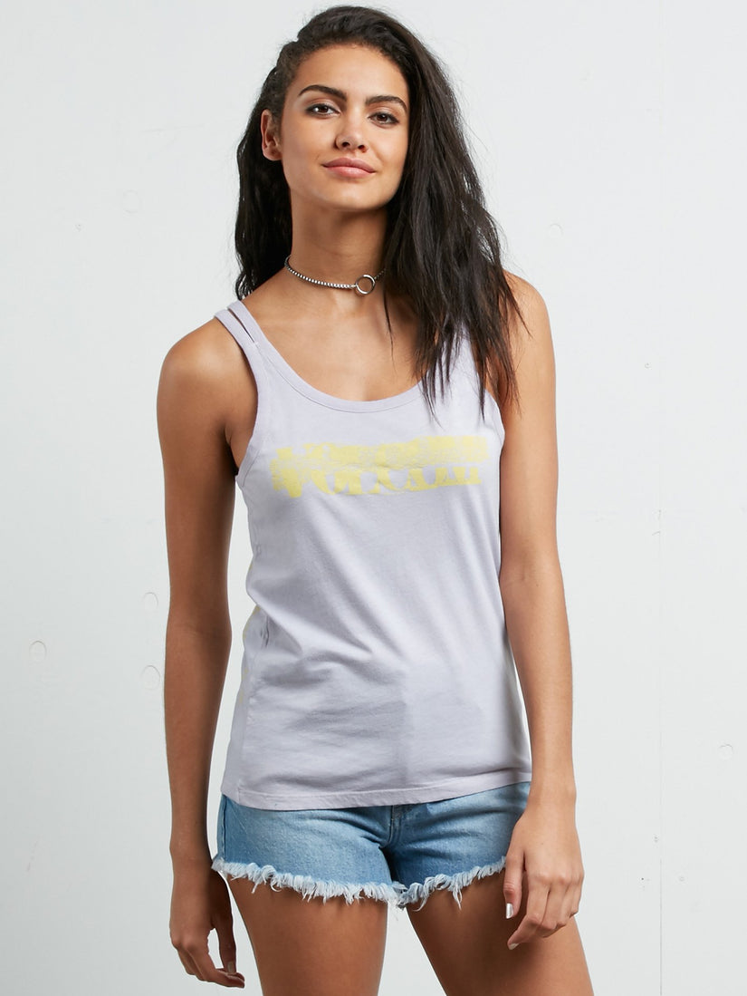 Above All Split Tank - Steel Purple