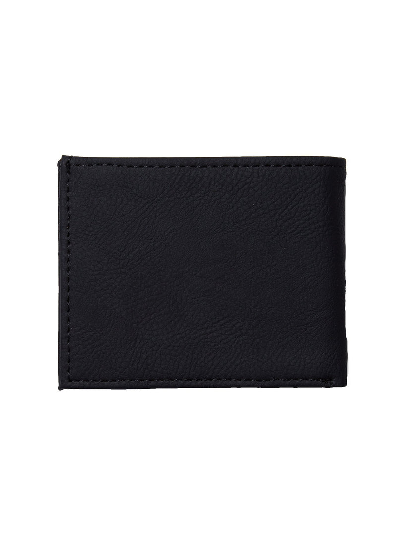 Slim Stone Wallet - Black