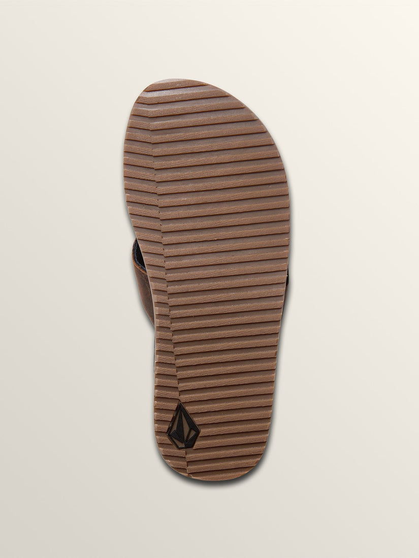 Recliner Leather Sandals - Vintage Brown